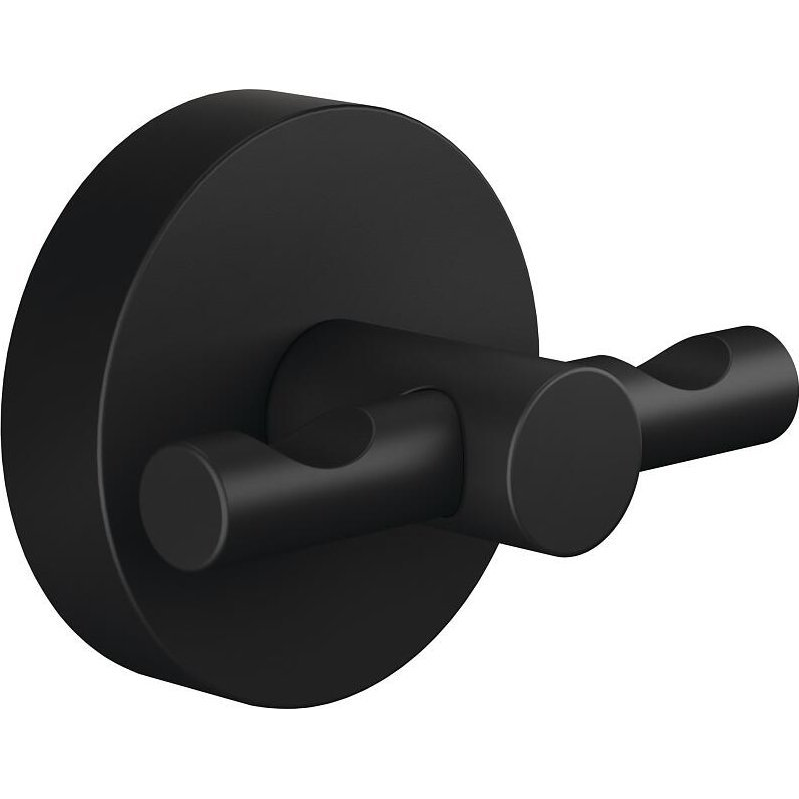 tesa Kabátakasztó 40564-00000-00 MOON BLACK Kampók száma: 2 (Sz x Ma x Mé) 50 x 53 x 65 mm Fém Fekete (matt) 1 db (40564-00000-00)