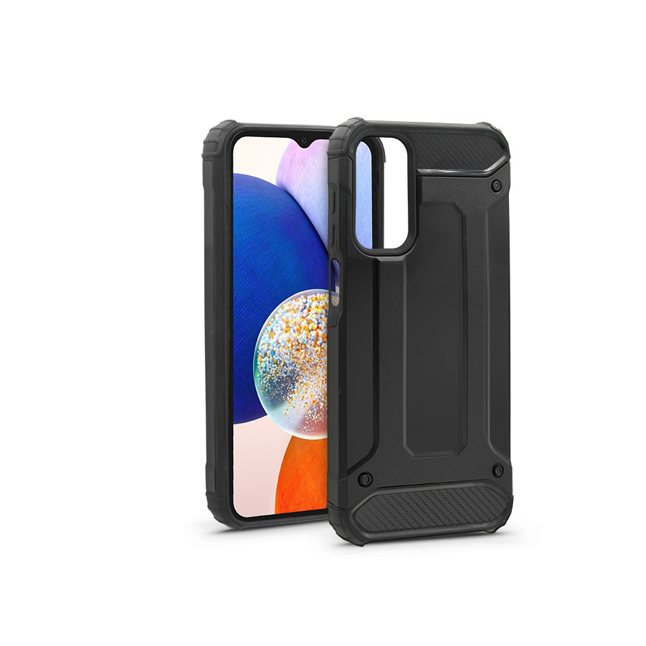 Samsung A155 Galaxy A15 4G/Galaxy A15 5G ütésálló hátlap - Armor - fekete (HF258794)