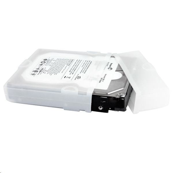 StarTech.com HDDSLEV35 чанта за пренасяне на устройства за съхранение на данни Калъф Sleeve Силикон Прозрачен