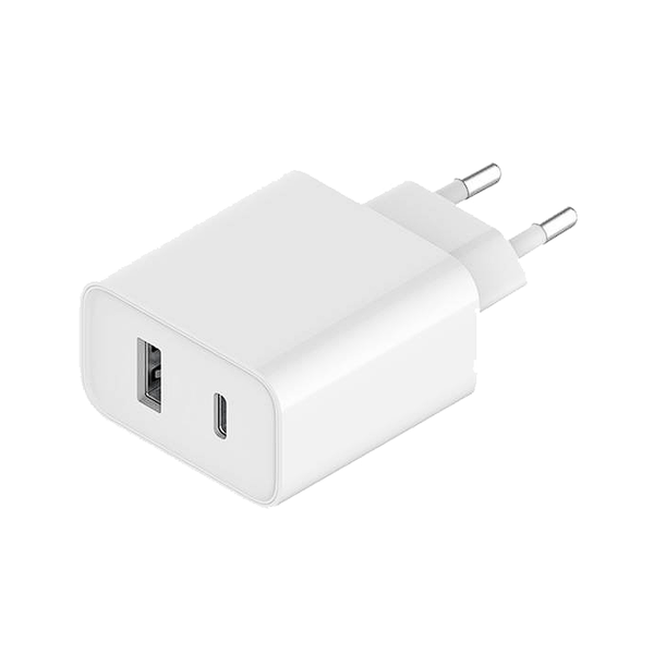 Xiaomi Mi 33W USB-C / USB-A Hálózati töltő - Fehér (5V / 3A)