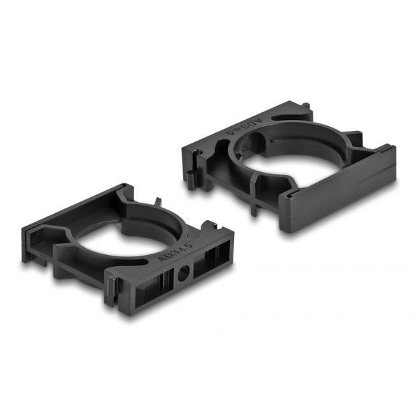 Delock Kábel borító tartó záróklippel 34,5 mm 4 db. fekete (60488)