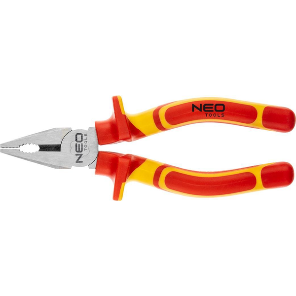 NEO 01-222 Kombinált Fogó 1000V, Szigetelt, 200mm(8"), CrV, Polírozott