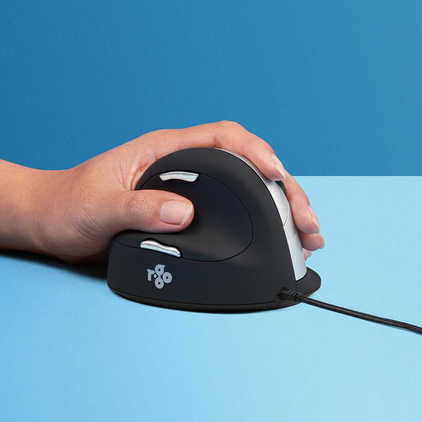 R-Go Tools RGOHELELA mus Kontor Venstre hånd USB Type-A 3500 dpi