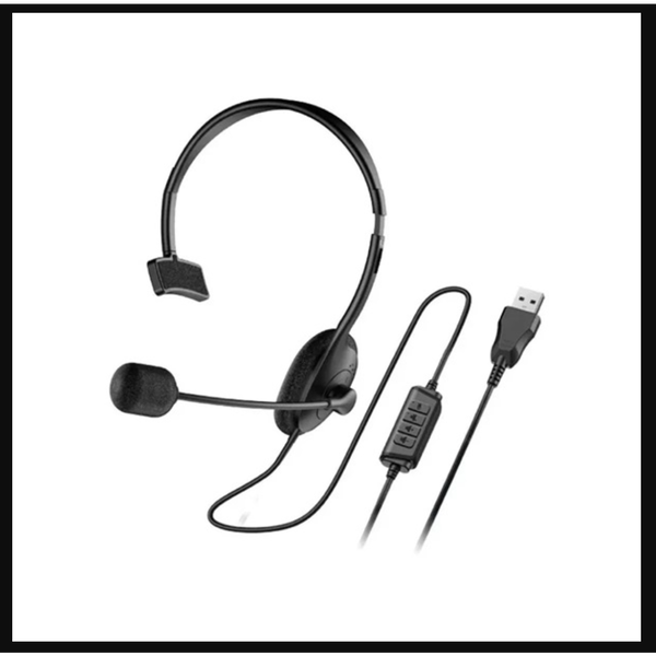 Genius HS-100U Vezetékes Headset - Fekete