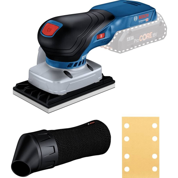 Bosch GSS 18V-13 PROFESSIONAL Excentersliber 1000 rpm 2000 OPM Sort, Blå, Rød