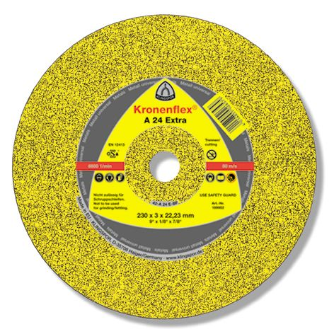 Klingspor Tarcza do szlifowania stali wypukła 125x6x22mm A24 Extra - 45458A