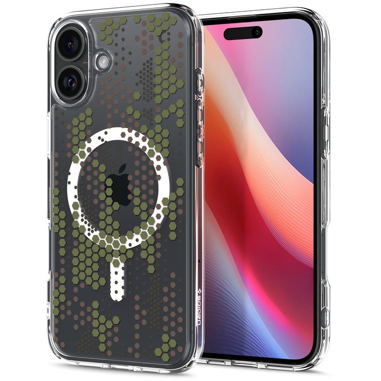 Spigen Ultra Hybrid MagSafe Digital Camo iPhone 16 tok (ACS08210)