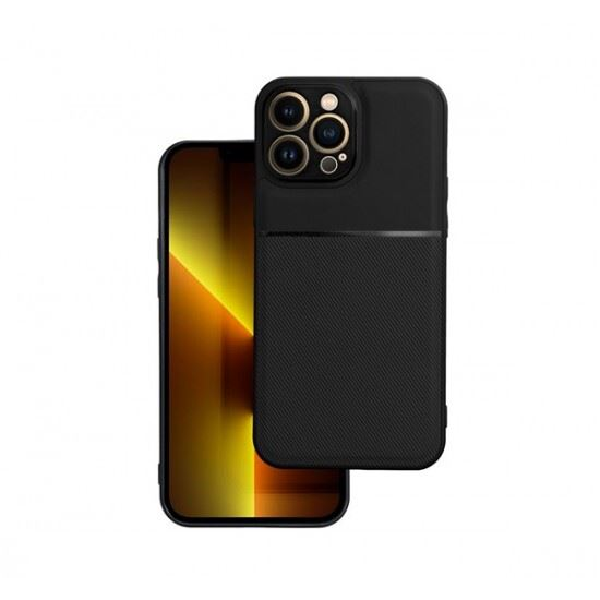 Forcell Noble iPhone 14 Pro Max hátlap tok fekete (67619) (FO67619)