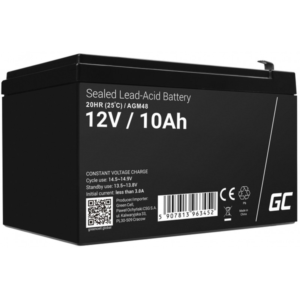 Green Cell Akumulátor 12V/10Ah (AGM48)