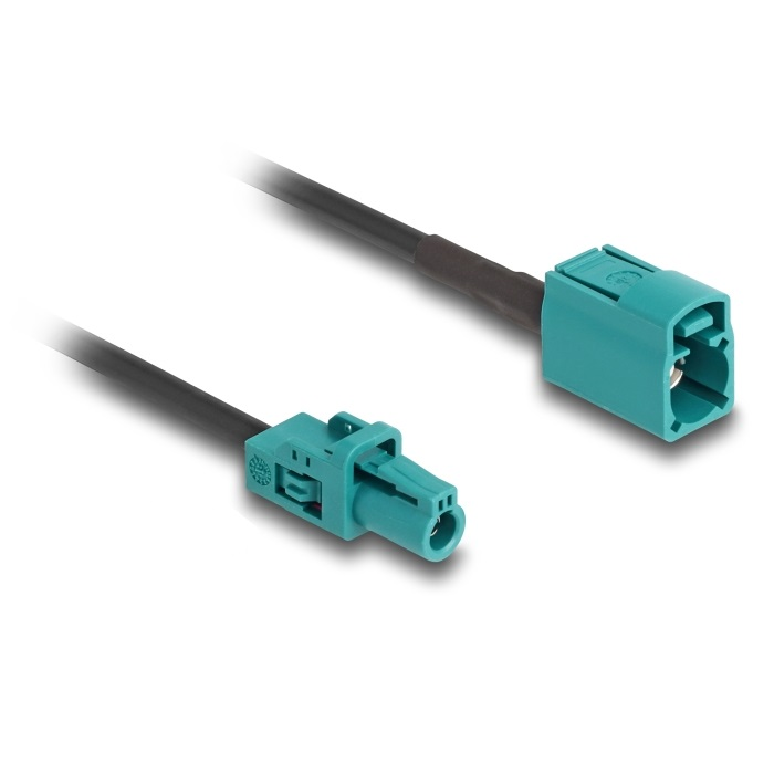 Delock Mini FAKRA Z quad kábel anya - FAKRB Z B-típusú quad anya (90129) (90129)