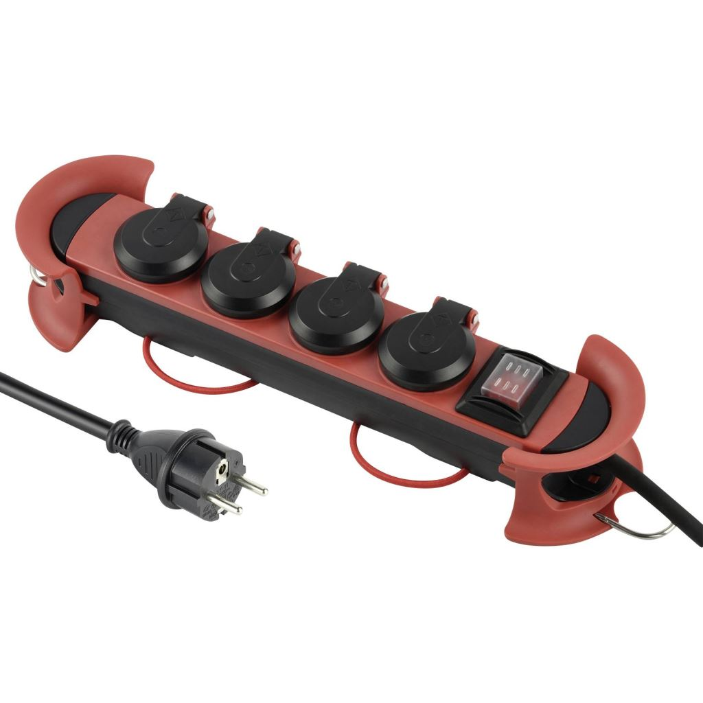 Maxtrack NV 61-5 L Elosztó kapcsolóval Fekete Védőérintkezős 5m (NV 61-5 L)