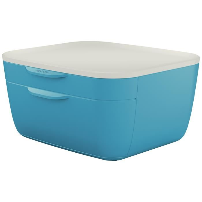 Leitz Cosy irattartó műanyag 2 fiókos nyugodt kék (53570061/E53570061) (53570061)