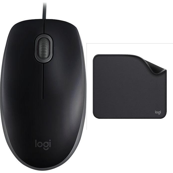 Logitech B110 Silent egér grafitszürke
