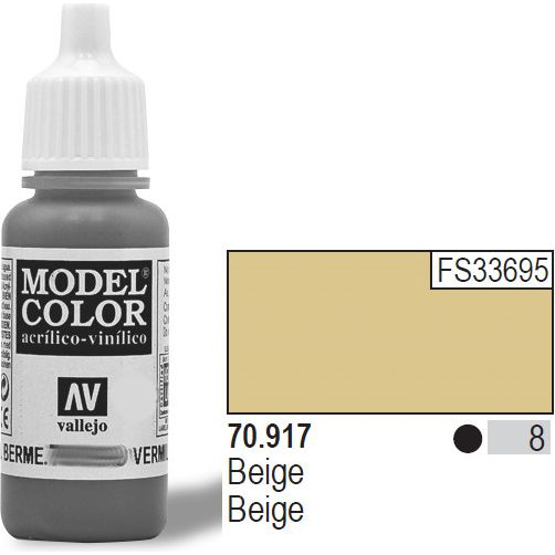 Vallejo Model Color Beige Akrilfesték 70917 (70917)