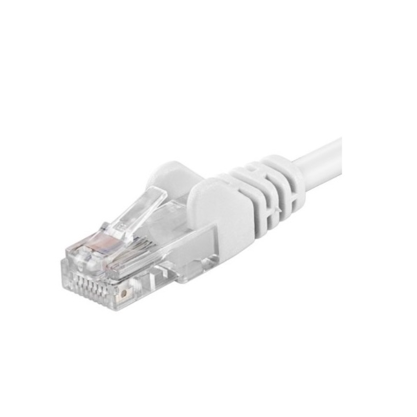 PremiumCord CAT6 Patch Kábel 1m - Fehér (SP6UTP010W)