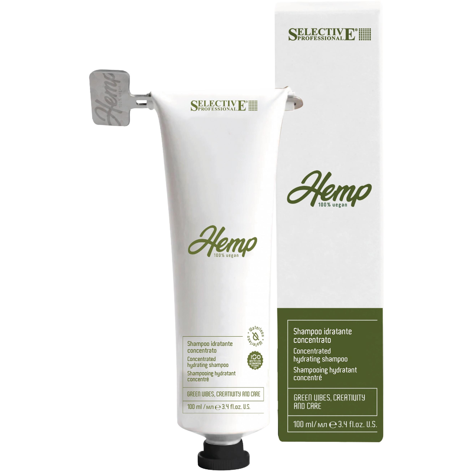 SELECTIVE PROFESSIONAL Hemp Waterless Shampoo 100 ml (8027483523026)
