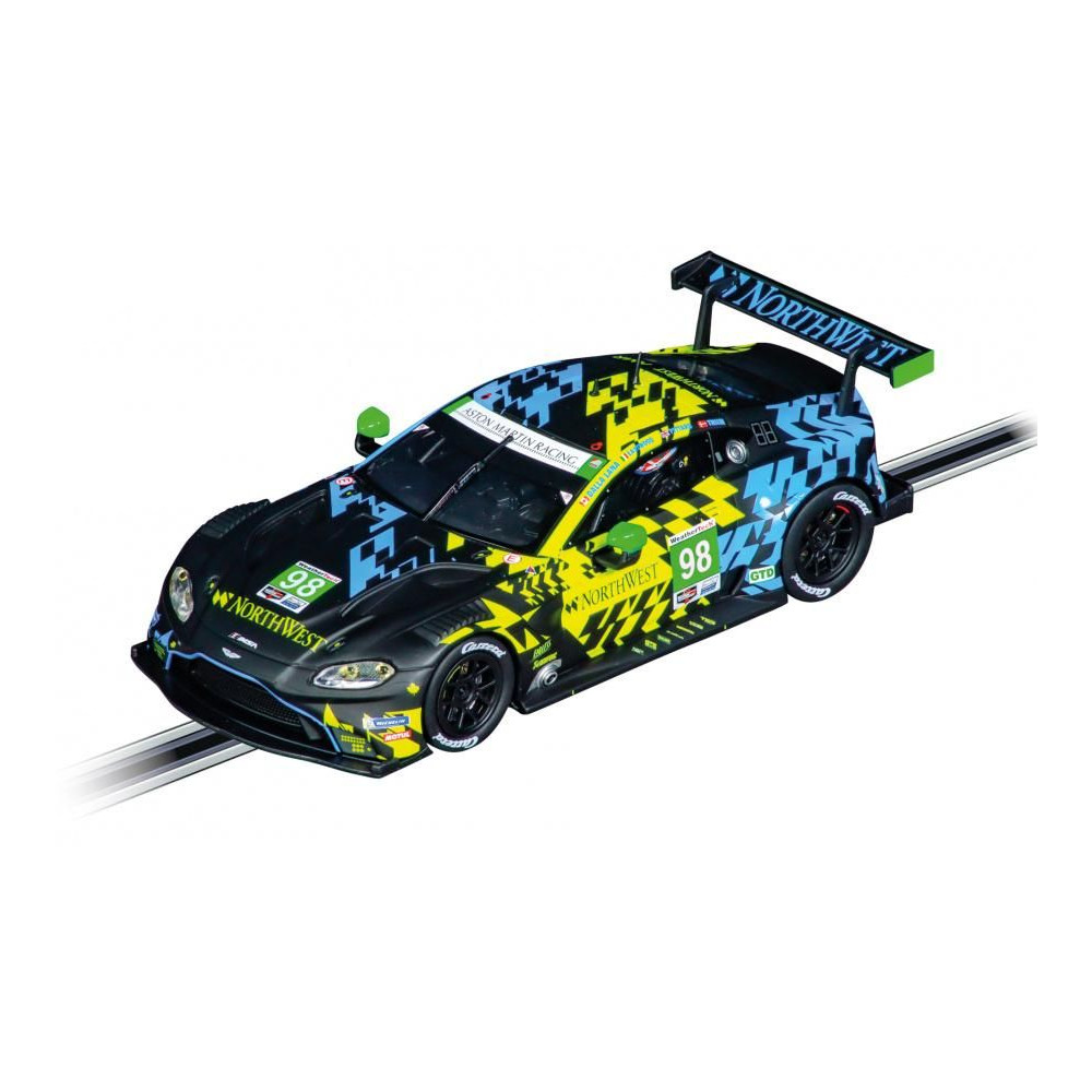 Carrera Digital 132 Aston-Martin Vantage GT3 Világító autó autópályához 1:32 - Fekete (20032022)