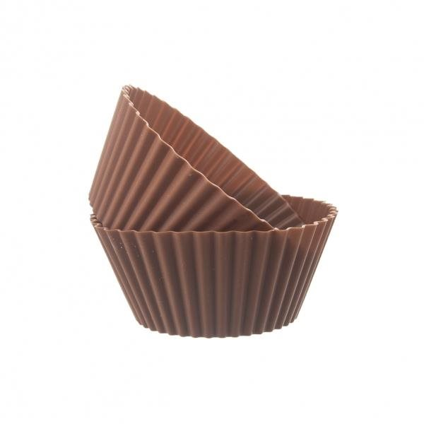 Orion Szilikon forma Muffin kosárka 6 db barna (151740)