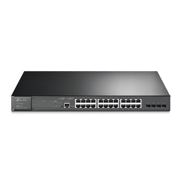 TP-Link TL-SG3428MP мрежов суич Управляем L2/L3 Gigabit Ethernet (10/100/1000) Захранване по Ethernet (PoE) 1U Черен