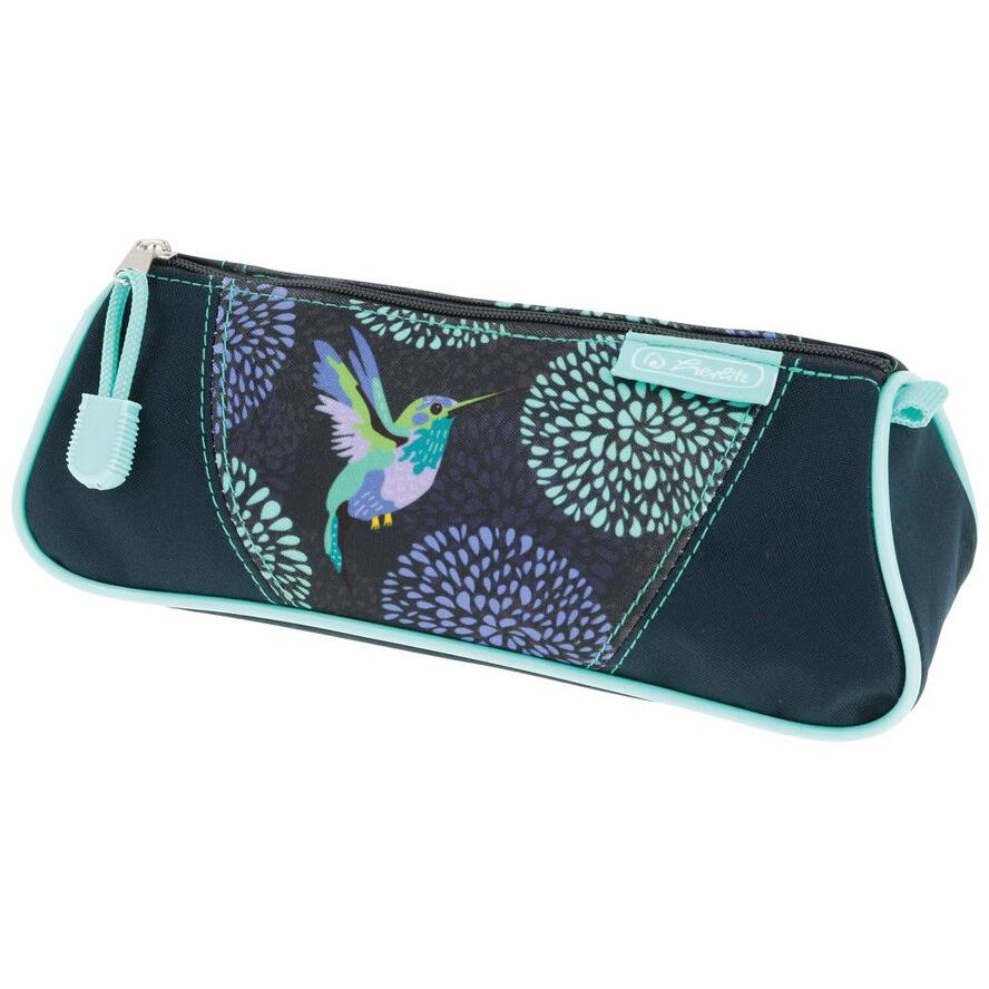 Herlitz Faulenzer Bloomy Birds háromszög alakú tolltartó - Mintás (50038831)