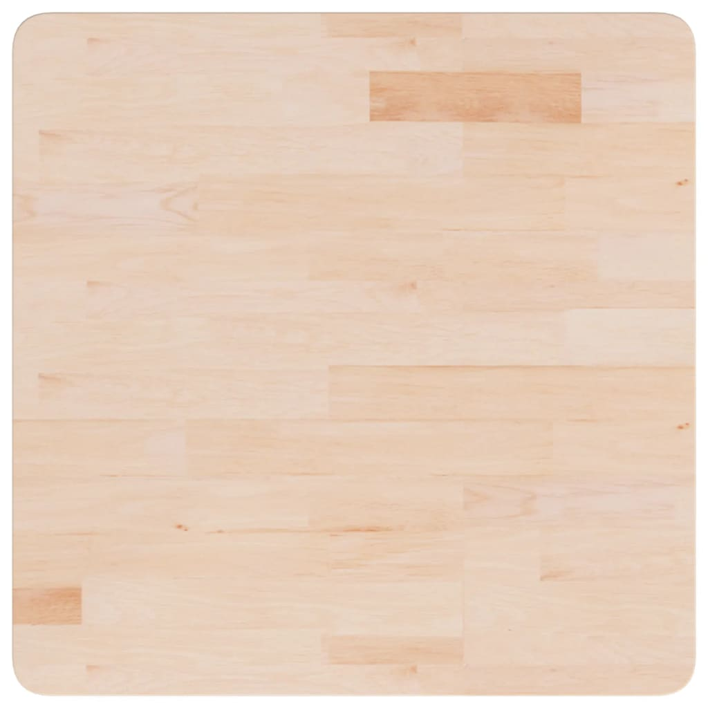 kezeletlen tömör tölgyfa asztallap 60x60x4 cm (342944)