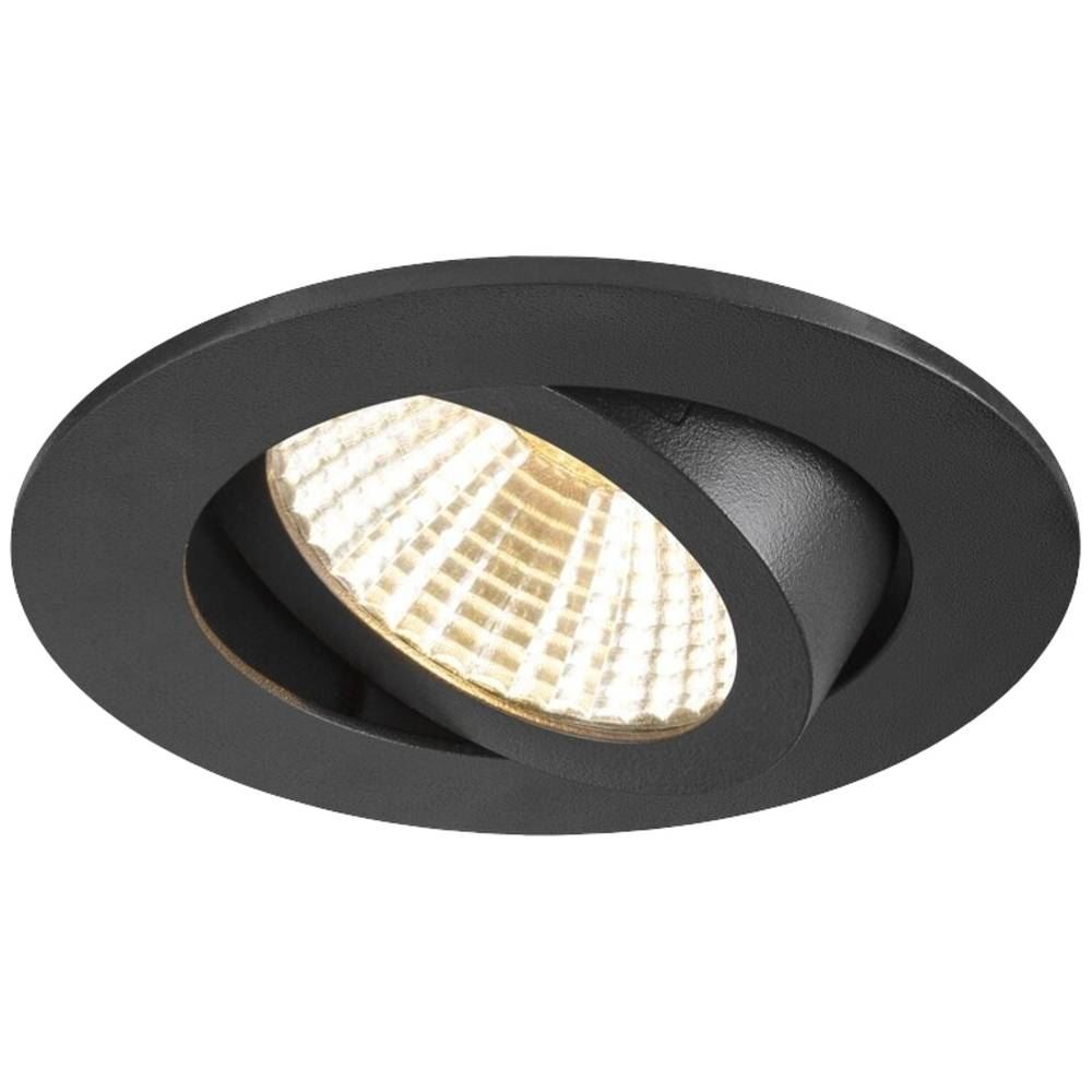 SLV NEW TRIA 68 LED-es beépíthető lámpa, 8,3 W fekete, 1007390 (1007390)