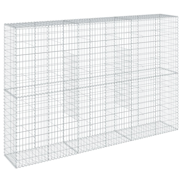  vidaXL vidaXL Kosz gabionowy z pokrywą, 300x50x200 cm, galwanizowane żelazo