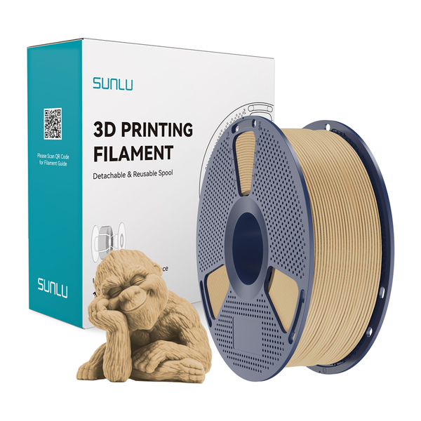 SUNLU Filament fa juhar 110g/cm³ Wood Map