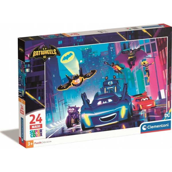 Batwheels 24 db-os maxi supercolor puzzle - Clementoni