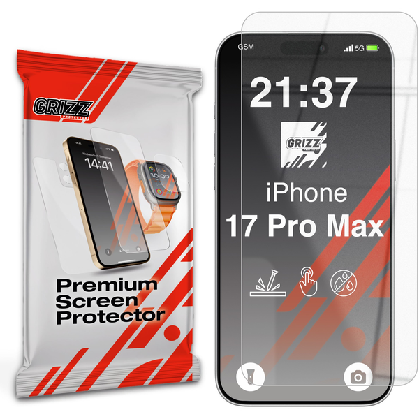 Szkło hybrydowe GrizzGlass HybridGlass do Apple iPhone 17 Pro Max