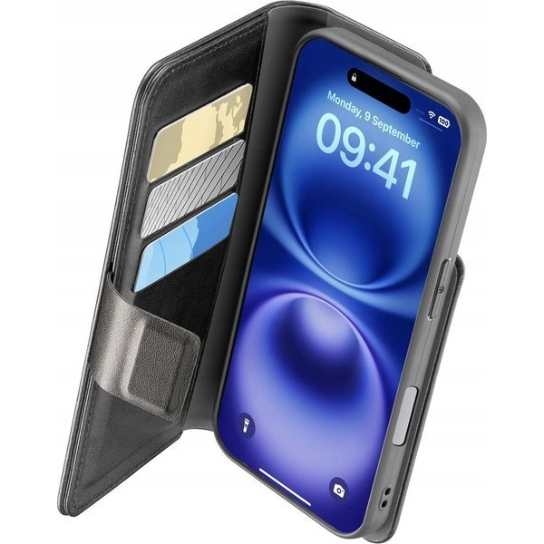 Cellularline BOOKAG2IPH16K telefontok 15,5 cm (6.1