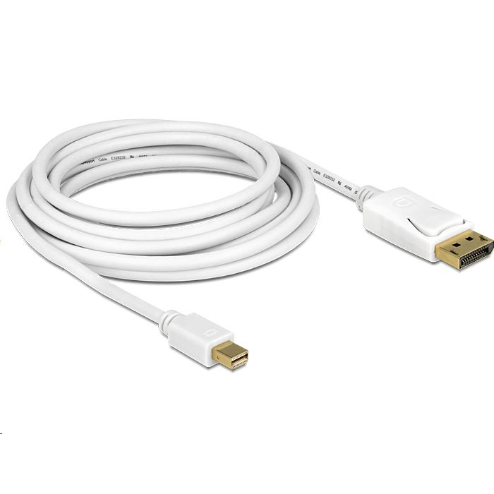 DeLock 83483 mini DisplayPort apa -> DisplayPort apa átalakító kábel 3m (83483)