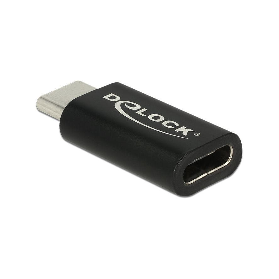 DELOCK USB3.1 Adapter C -> C St/Bu schwarz (65697)