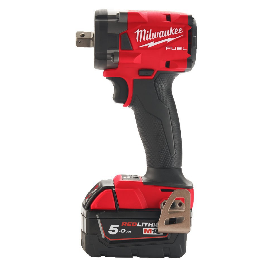 Milwaukee M18FIW2P12-502X Akkus Ütvecsavarozó - 18 V, 2400 rpm, 2 x 5 Ah Akku és Töltő, Heavy Duty Kofferben (4933478447)