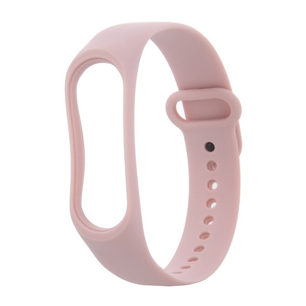 gigapack Pótszíj (egyedi méret, szilikon) RÓZSASZÍN Xiaomi MI Band 4 / MI Band 3 " csomagolás" (GP-138839)