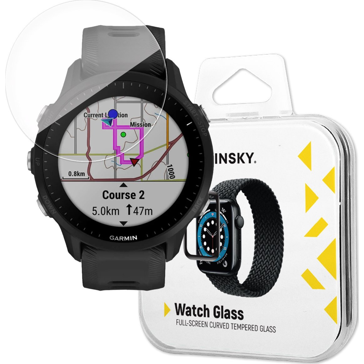 Wozinsky Edzett Üveg Garmin Forerunner 965 - 2 db (5907769366246)