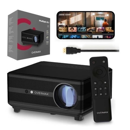 LED projektor Overmax OV-MULTIPIC 6.1 BLACK černý