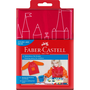 FABER-CASTELL Malschürze für Kinder Farbe rot/orange (201204)