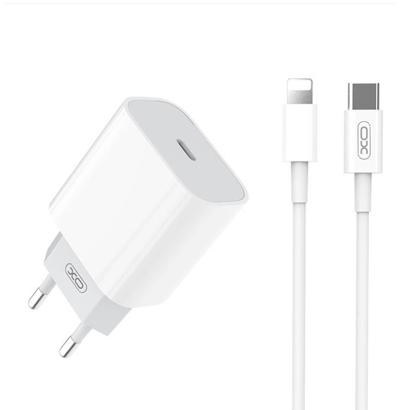 XO L77 USB-C hálózati töltő USB-C - Lightning kábellel (L77 EU) (L77 EU)