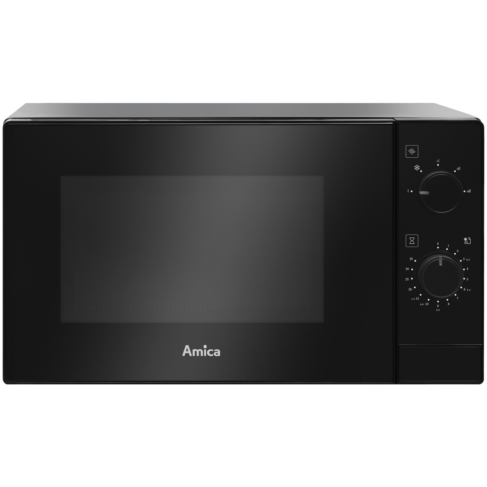 Amica AMMF20M1B Mikrohullámú sütő 20L 700W Fekete (AMMF20M1B)