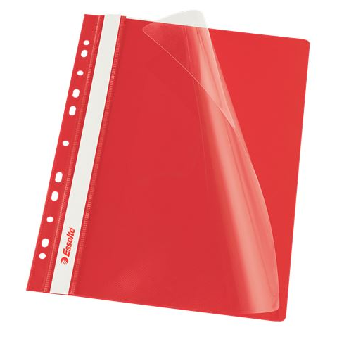 Esselte lefűzhető gyorslefűző piros (13585) (esselte13585)