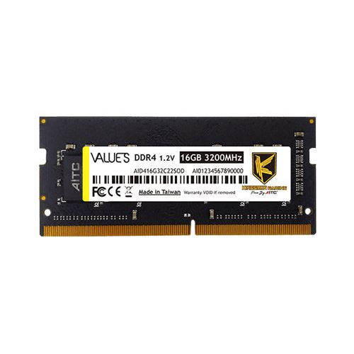 Kingsman VALUES 16GB 3200MHz DDR4 Notebook RAM CL22 (KSD416G32C22SOD)