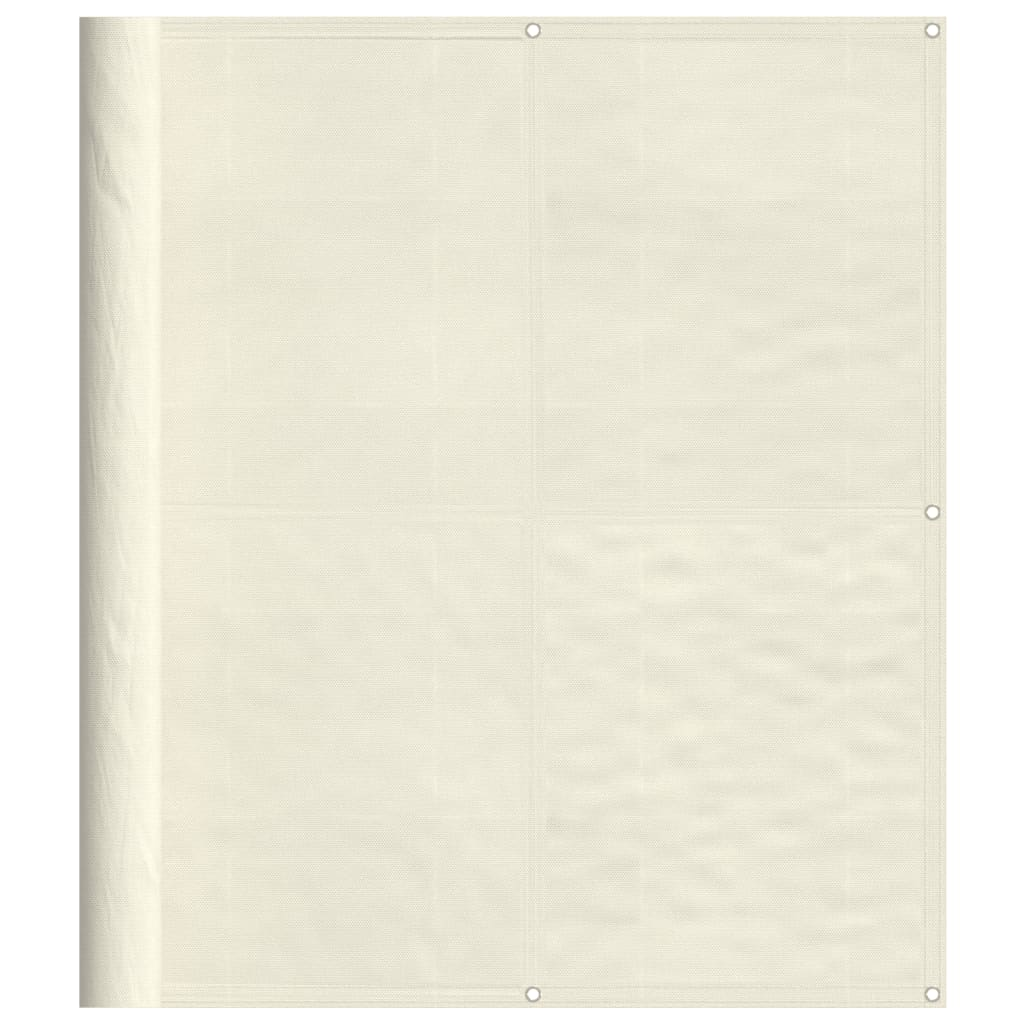 krémszínű erkélyparaván 100% oxford poliészter 120 x 700 cm (4000207)