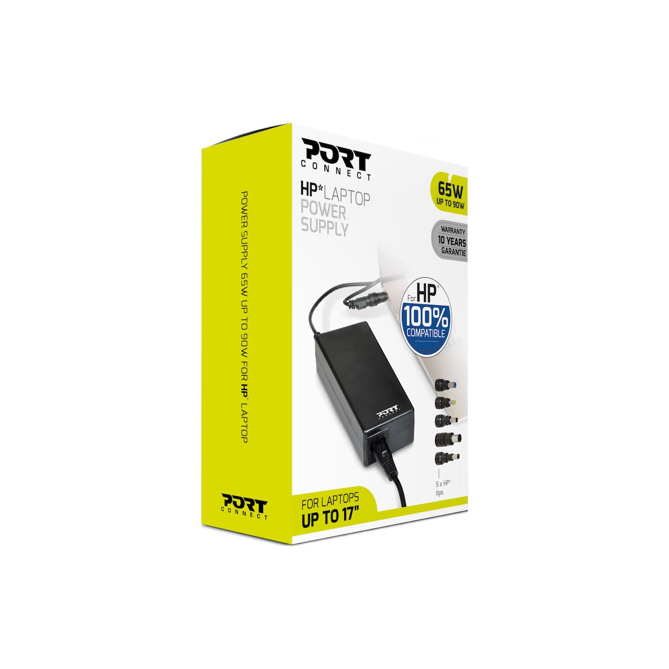 PORT Notebook adapter HP 17" 65-90W (900093-HP) (900093-HP)