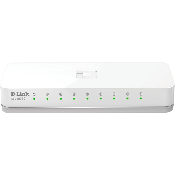 D-Link 0 Ikke administreret Fast Ethernet (10/100) Desktop Hvid
