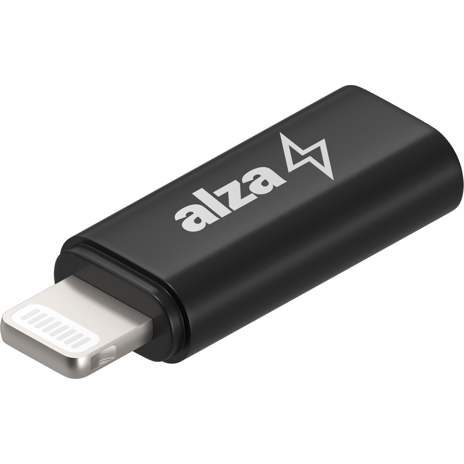 AlzaPower USB-C (F) to Lightning MFi (M) - fekete (APW-ADTCMFI01B)