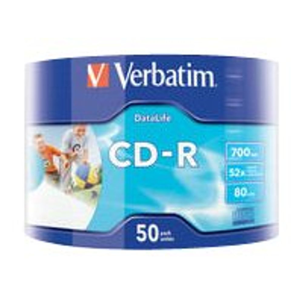 Verbatim 50x CD-R 700 MB 52x 50 pz
