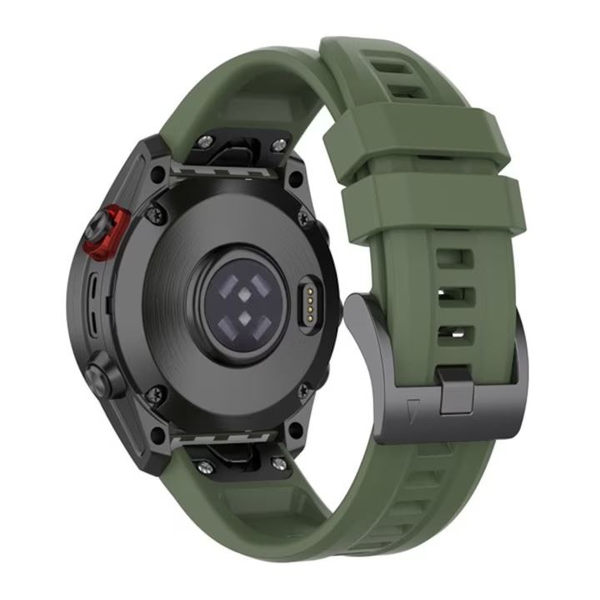 Gigapack 22mm szilikon, QuickFit csatlakozású Garmin pótszíj sötétzöld (GP-149221)