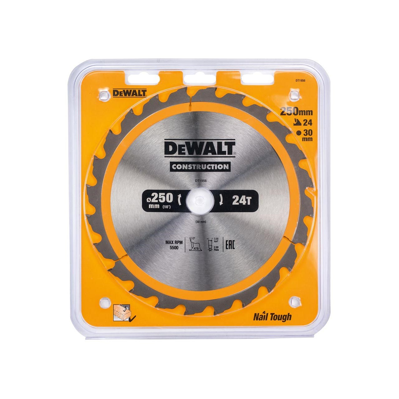 DeWalt tárcsa DT1957 fához 250 x 30mm 48 fog (DT1957-QZ)