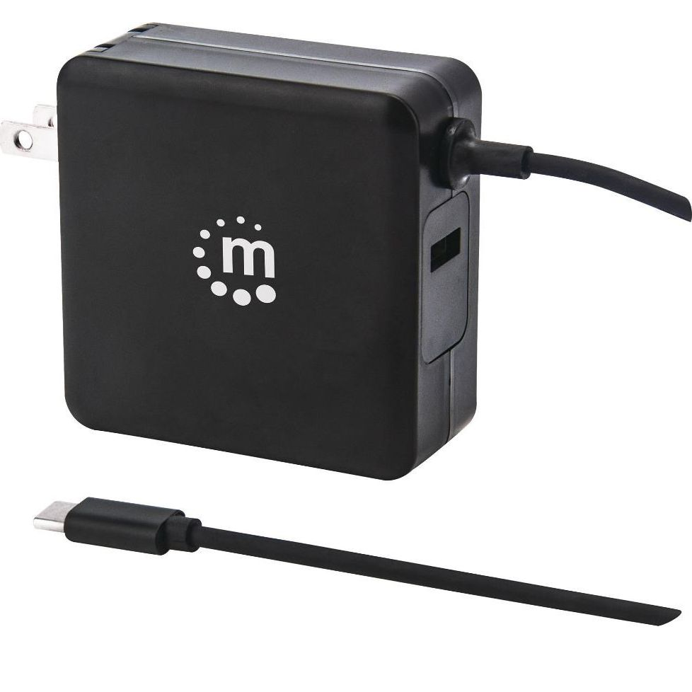 Manhattan 180238 mobiltelefon töltő Netbook, Táblagép Fekete Váltakozó áram Beltéri (180238)